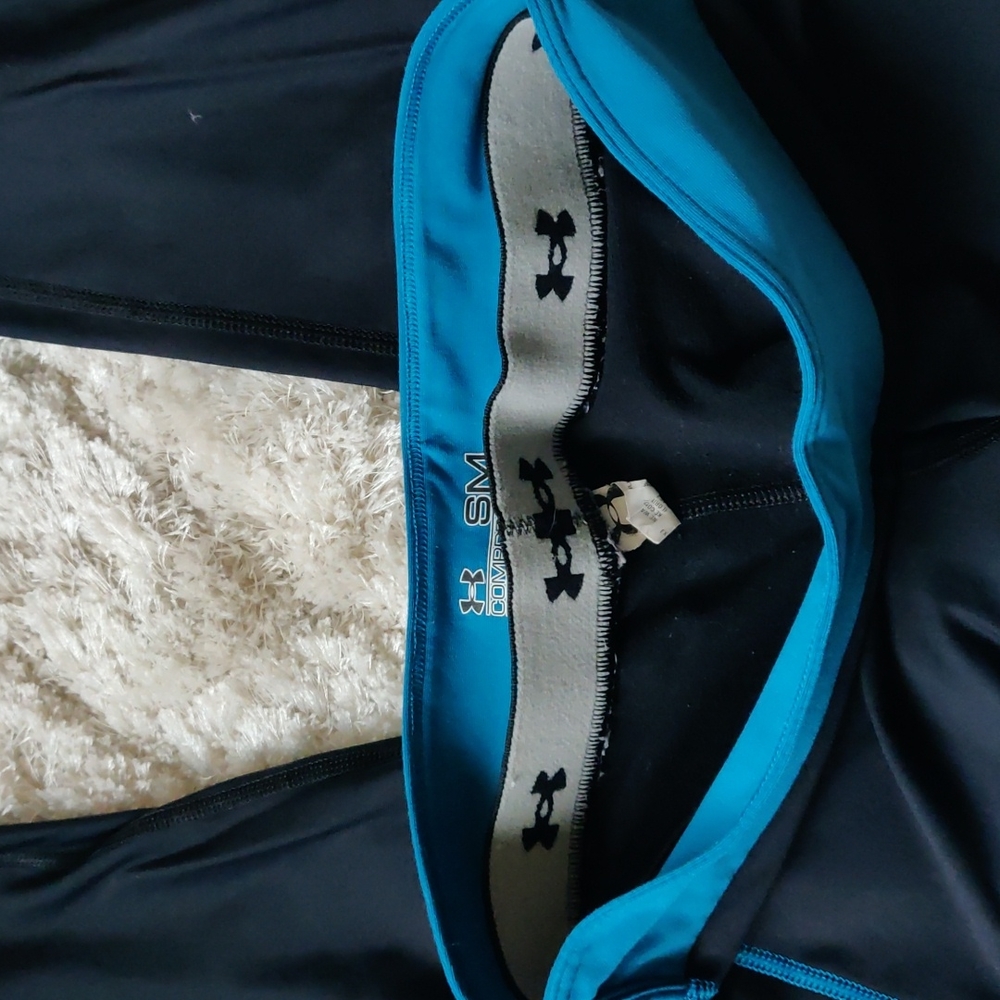 Euc Under Armour Colorblock Compression Leggings - image 4